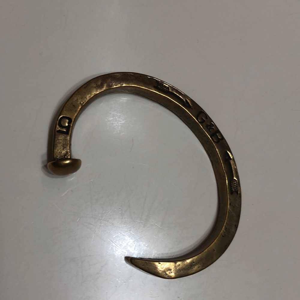 Giles & bros railroad spike bracelet